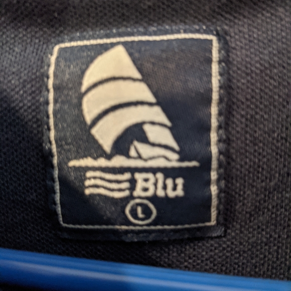 Sailing polo shirt by Blu.  Size:. Large - Picture 2 of 11